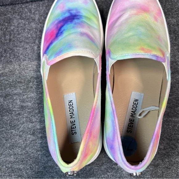 Steve Madden Toshe Tye Dye Slip-on Canvas Women's Shoes Size 7.5 - Picture 4 of 12